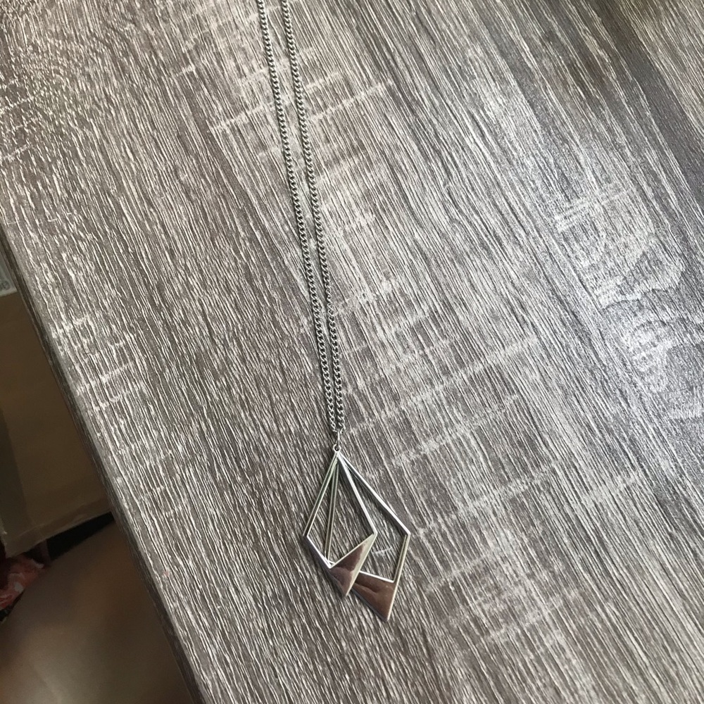 Diamond Charm Long Necklace